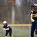 Chelsea high School pitcher Rylee Rosentreter pitches in the first game against Saline on Monday, April 29. Daniel Brenner I AnnArbor.com